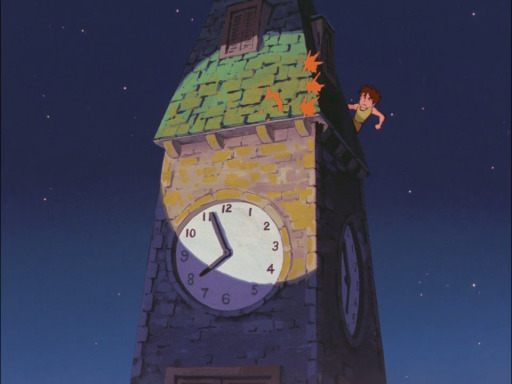 Future Boy Conan 18 clock tower